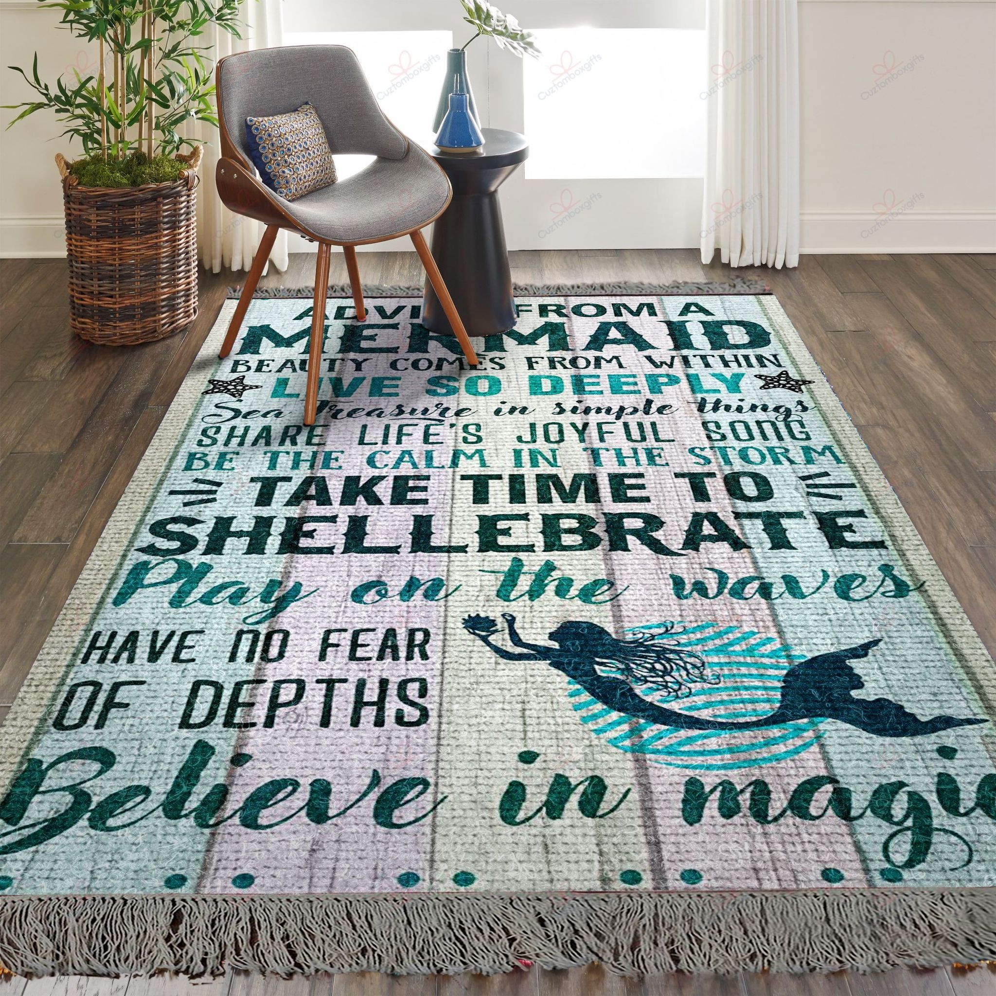 Advice From A Mermaid Rug Sport Decor Gift Floor Decor Living Room Carpet Rug Area Rug - 59c86f08d00f Advice From A Mermaid Rug Sport Decor Gift Floor Decor Living Room Carpet Rug Area Rug - 59c86f08d00f