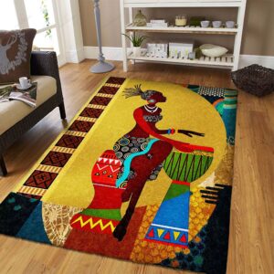 Africa Black Women Ethnic Art Rug Sport Decor Gift Floor Decor Living Room Carpet Rug Area Rug - 2af6674ad0f3