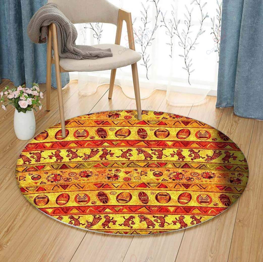 Africa Pattern 2 Round Carpet Floor Rug Living Room Bedroom Decor Round Area Rug Carpet Africa Pattern 2 Round Carpet Floor Rug Living Room Bedroom Decor Round Area Rug Carpet