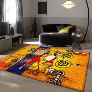Africa Retro Vintage Rug Sport Decor Gift Floor Decor Living Room Carpet Rug Area Rug - cc1c7a3ee81b