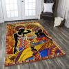 Africa Woman Art Rug Sport Decor Gift Floor Decor Living Room Carpet Rug Area Rug - 7b4c4add9b21