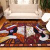 Africa Woman Rug Sport Decor Gift Floor Decor Living Room Carpet Rug Area Rug - 6b951cfbde4e
