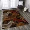 Africa Zebra Pattern Rug Sport Decor Gift Floor Decor Living Room Carpet Rug Area Rug - e768a6bca379