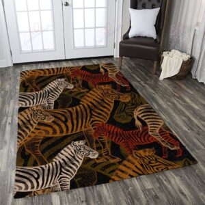Africa Zebra Pattern Rug Sport Decor Gift Floor Decor Living Room Carpet Rug Area Rug - e768a6bca379