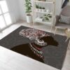 African American Black Girl Women Rug Sport Decor Gift Floor Decor Living Room Carpet Rug Area Rug - 7d1e9d40a7f6