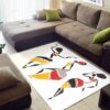 African American Dancer Women White Rug Sport Decor Gift Floor Decor Living Room Carpet Rug Area Rug - 336f89f8dc08