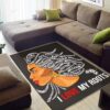 African American I Love My Roots Black Rug Sport Decor Gift Floor Decor Living Room Carpet Rug Area Rug - 3204ca3efd36