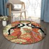 African American Native American Mandala Round Carpet Floor Rug Living Room Bedroom Decor Round Area Rug Carpet