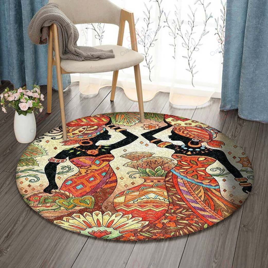 African American Native American Mandala Round Carpet Floor Rug Living Room Bedroom Decor Round Area Rug Carpet African American Native American Mandala Round Carpet Floor Rug Living Room Bedroom Decor Round Area Rug Carpet