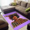 African American Phenomenal Women Purple Rug Sport Decor Gift Floor Decor Living Room Carpet Rug Area Rug - 9dc67890d007