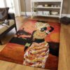 African Art Painting Rug Sport Decor Gift Floor Decor Living Room Carpet Rug Area Rug - 6ca001b2fe6c