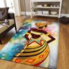 African Culture Girl Rug Sport Decor Gift Floor Decor Living Room Carpet Rug Area Rug - a2b4417e6ff6