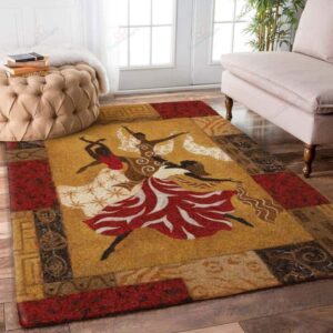 African Dance 2 Rug Sport Decor Gift Floor Decor Living Room Carpet Rug Area Rug - 585725ce6dcf