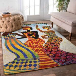African Dance Rug Sport Decor Gift Floor Decor Living Room Carpet Rug Area Rug - 007a09fe28bc