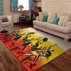 African Dance Rug Sport Decor Gift Floor Decor Living Room Carpet Rug Area Rug - 74252e09e611