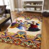 African Dancers Pattern Rug Sport Decor Gift Floor Decor Living Room Carpet Rug Area Rug - 733a43732666