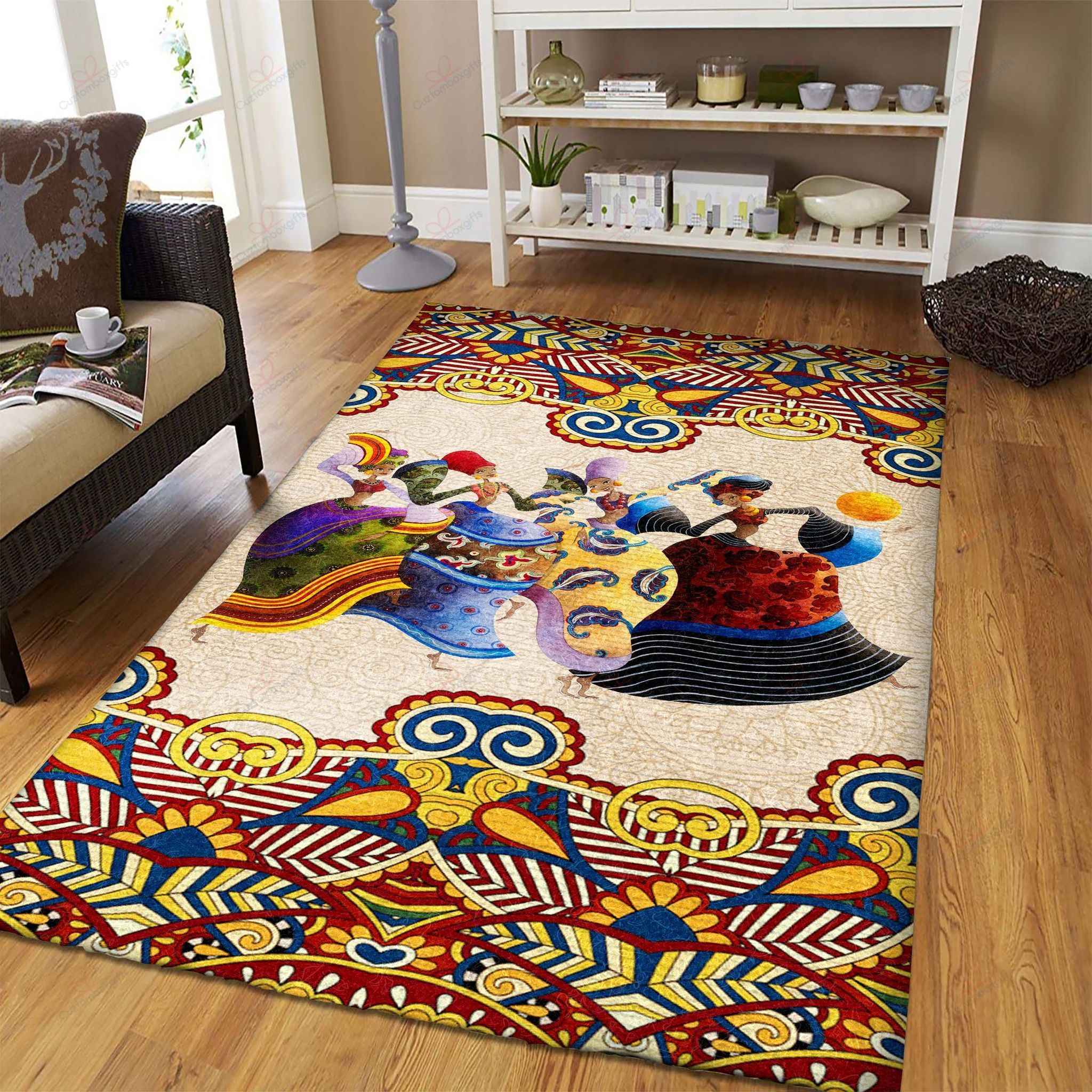 African Dancers Pattern Rug Sport Decor Gift Floor Decor Living Room Carpet Rug Area Rug - 733a43732666 African Dancers Pattern Rug Sport Decor Gift Floor Decor Living Room Carpet Rug Area Rug - 733a43732666