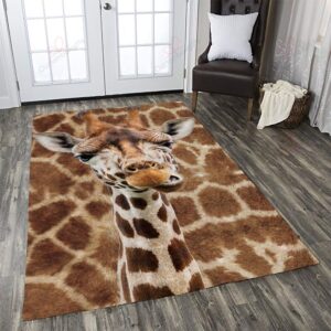 African Giraffe Rug Sport Decor Gift Floor Decor Living Room Carpet Rug Area Rug - e0ce771d6c10