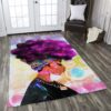 African Girl Rug Sport Decor Gift Floor Decor Living Room Carpet Rug Area Rug - f4c66bb8de38
