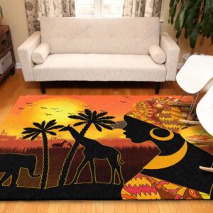 African Rug Sport Decor Gift Floor Decor Living Room Carpet Rug Area Rug - a6ed455a1350