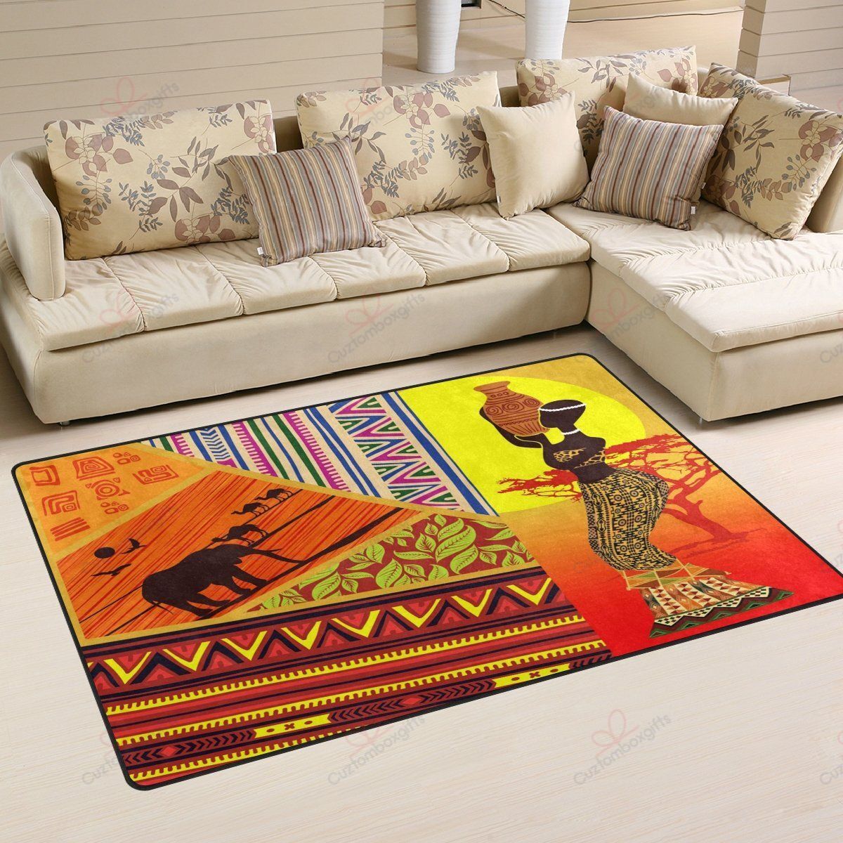 African In The Sunset Rug Sport Decor Gift Floor Decor Living Room Carpet Rug Area Rug - b4cd0ff4cebf African In The Sunset Rug Sport Decor Gift Floor Decor Living Room Carpet Rug Area Rug - b4cd0ff4cebf