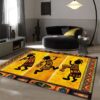 African Kokopelli Rug Sport Decor Gift Floor Decor Living Room Carpet Rug Area Rug - 3655b30374ed