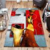 African Mom And Son Rug Sport Decor Gift Floor Decor Living Room Carpet Rug Area Rug - 8fceccf05f79