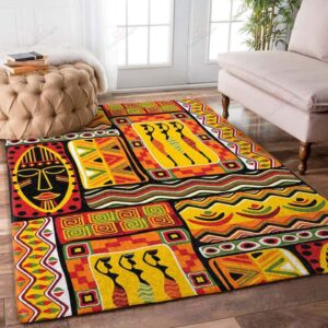 African Pattern 5 Rug Sport Decor Gift Floor Decor Living Room Carpet Rug Area Rug - 98a661ec4d8c