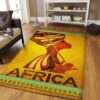 African Pattern Woman Rug Sport Decor Gift Floor Decor Living Room Carpet Rug Area Rug - a7bd33092622
