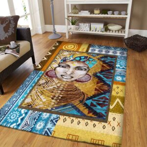 African Queens Art Rug Sport Decor Gift Floor Decor Living Room Carpet Rug Area Rug - c5ad68368022