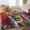 African Skull Rug Sport Decor Gift Floor Decor Living Room Carpet Rug Area Rug - 5228f98653a6