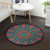 African Tribal Round Carpet Floor Rug Living Room Bedroom Decor Round Area Rug Carpet