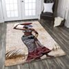 African Woman 5 Rug Sport Decor Gift Floor Decor Living Room Carpet Rug Area Rug - 31cfd12de097