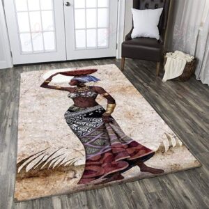African Woman 5 Rug Sport Decor Gift Floor Decor Living Room Carpet Rug Area Rug - 31cfd12de097