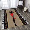 African Woman Rug Sport Decor Gift Floor Decor Living Room Carpet Rug Area Rug - a43867a9d6af