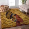 African Woman Rug Sport Decor Gift Floor Decor Living Room Carpet Rug Area Rug - 17ad2f9b2443