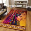 African Woman Rug Sport Decor Gift Floor Decor Living Room Carpet Rug Area Rug - af791c9454a2