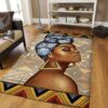 African Woman Rug Sport Decor Gift Floor Decor Living Room Carpet Rug Area Rug - 970087a9b036