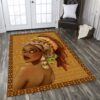 African Woman Rug Sport Decor Gift Floor Decor Living Room Carpet Rug Area Rug - ca35a53fa23e