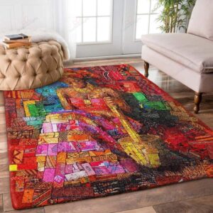 African Woman Rug Sport Decor Gift Floor Decor Living Room Carpet Rug Area Rug - 4a1f82660d85