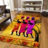 African Woman Rug Sport Decor Gift Floor Decor Living Room Carpet Rug Area Rug - 663d92a8e5b4