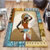 African Woman Pattern Rug Sport Decor Gift Floor Decor Living Room Carpet Rug Area Rug - 95c71ef8ee3c