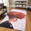 African Woman Pink Rug Sport Decor Gift Floor Decor Living Room Carpet Rug Area Rug - 57a5c1158862