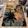 African Woman With Map Rug Sport Decor Gift Floor Decor Living Room Carpet Rug Area Rug - 6759cf85f19b