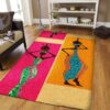 African Women Rug Sport Decor Gift Floor Decor Living Room Carpet Rug Area Rug - ac94a1c58a13