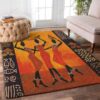 African Women Rug Sport Decor Gift Floor Decor Living Room Carpet Rug Area Rug - f07bb1eaf792