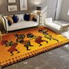 African Women Men Dance Rug Sport Decor Gift Floor Decor Living Room Carpet Rug Area Rug - fb6943d38f9b