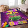 Airedale Terrier Riding Jeep Lover Mardi Gras Rug Sport Decor Gift Floor Decor Living Room Carpet Rug Area Rug - 57fb9621867f
