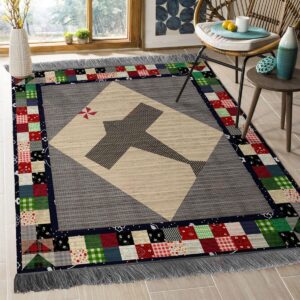 Airplane 01 Rug Sport Decor Gift Floor Decor Living Room Carpet Rug Area Rug - 5b3f6f102a0b