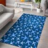 Airplane Pattern 2 Rug Sport Decor Gift Floor Decor Living Room Carpet Rug Area Rug - 58cd5d0d20d2